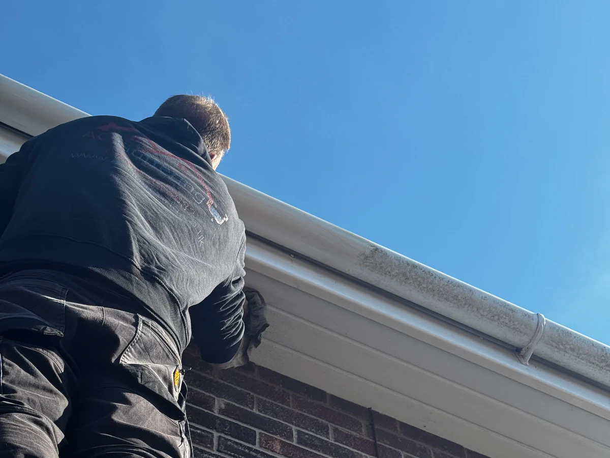 Gutter cleaning and repair, north Suffolk